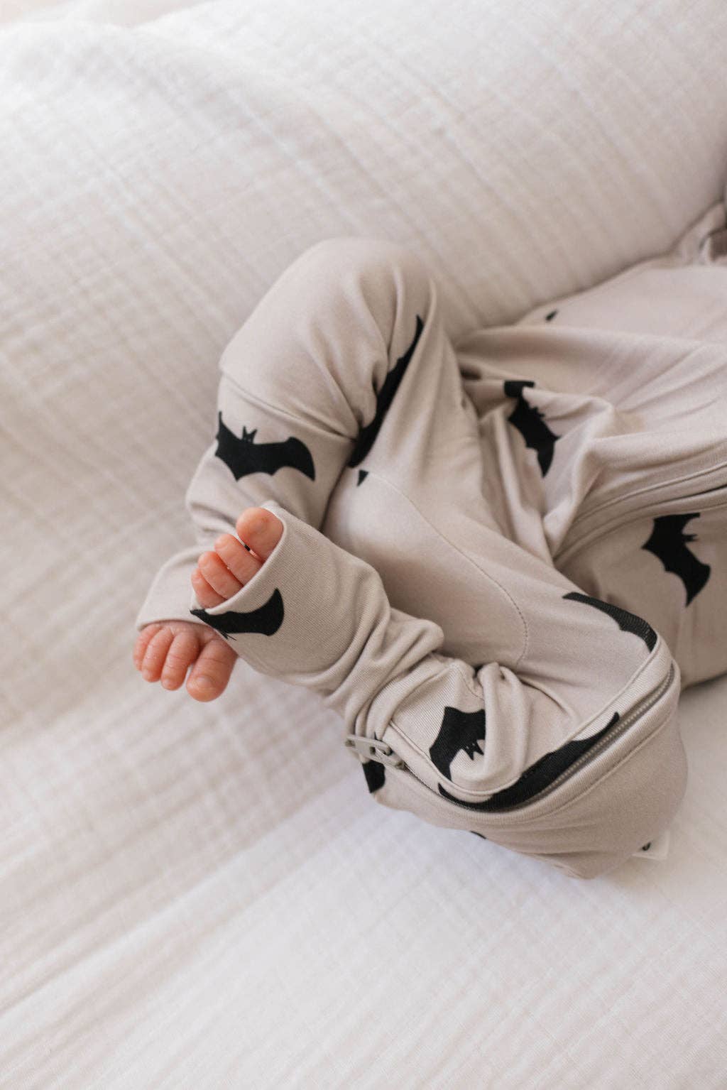 Bat Bamboo Zip Pajamas
