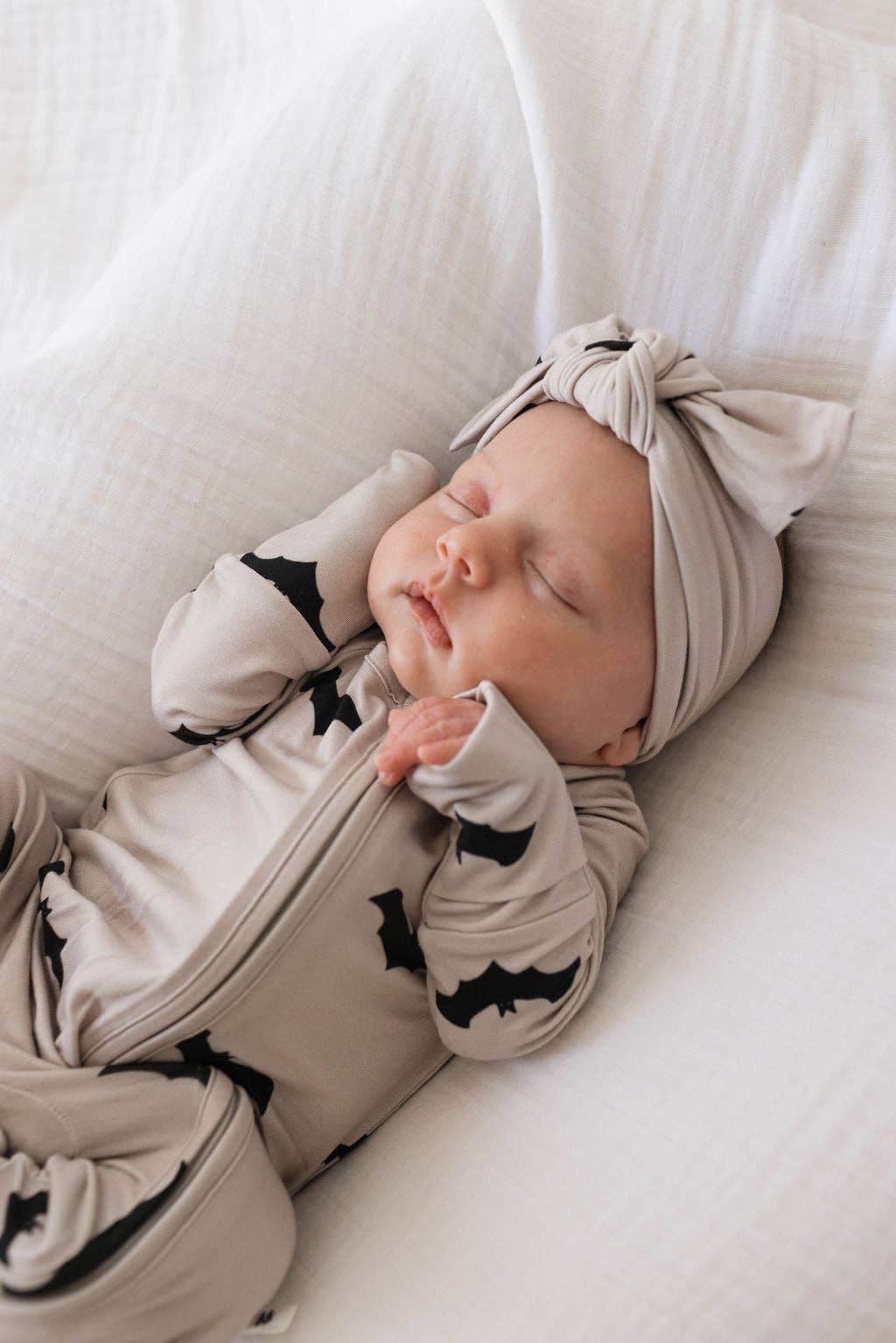 Bat Bamboo Zip Pajamas