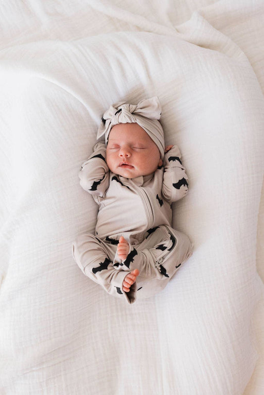 Bat Bamboo Zip Pajamas